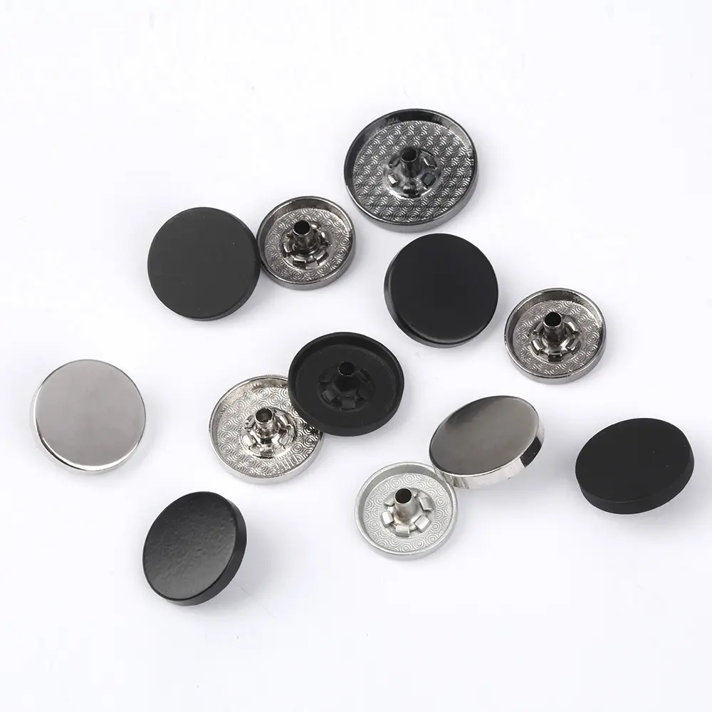 凹 Snap Button alloy snap button - Foshan Qingchen Garment Accessories Co., Ltd.